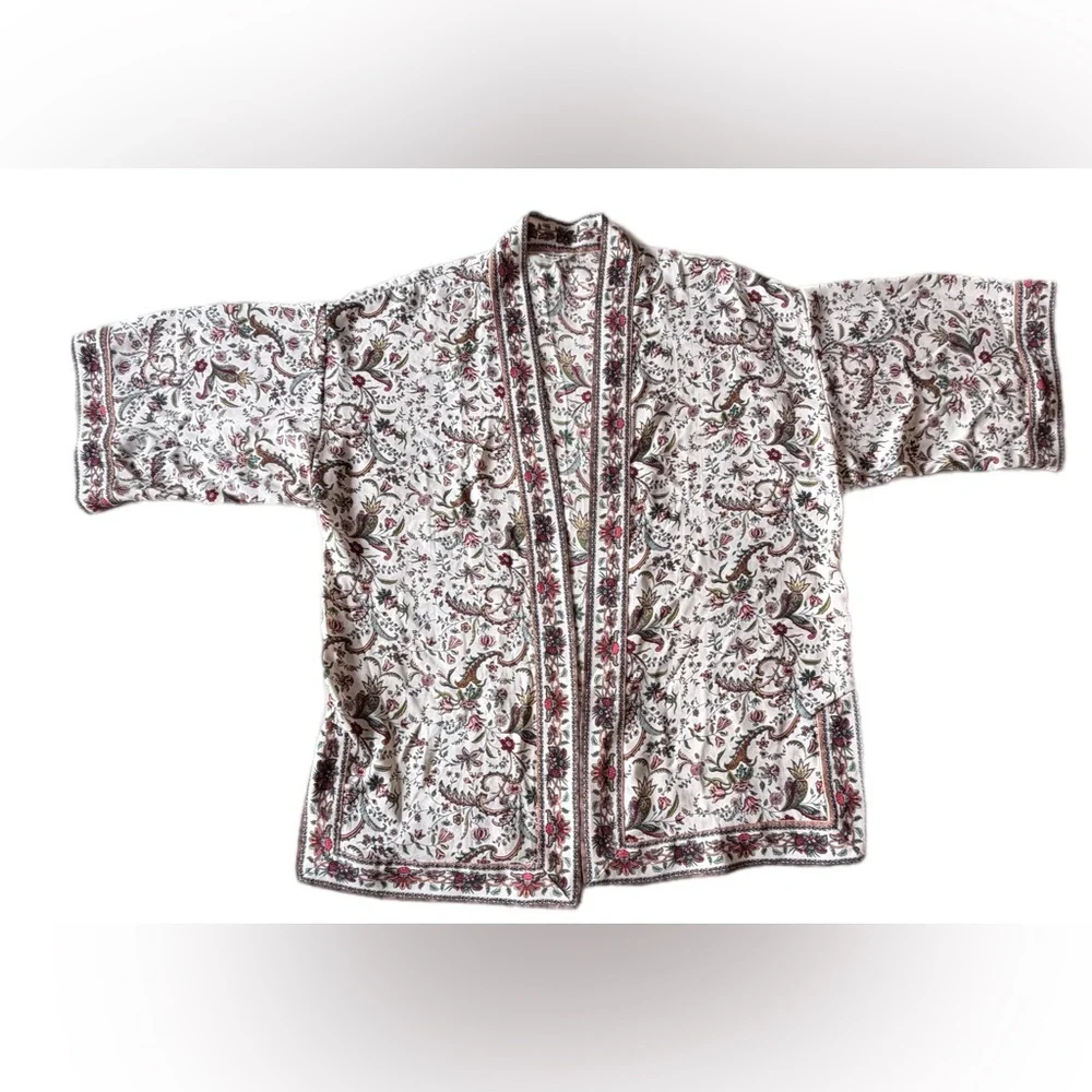 Max Studio Womens Multicolor
Floral Kimono Sz M - Picture 3 of 11